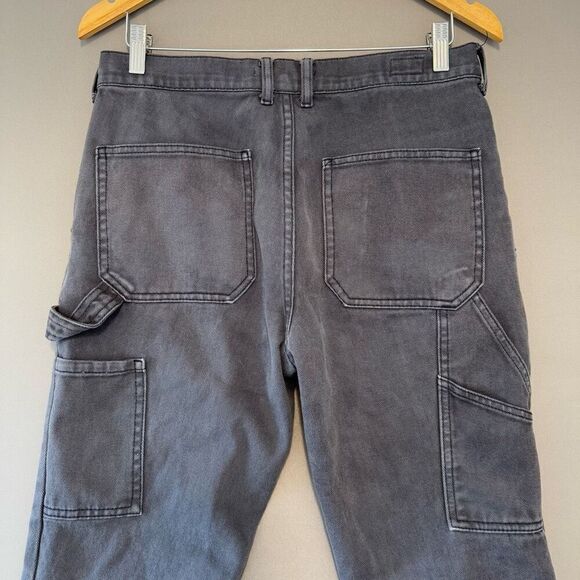 Pacsun Men’s Grey Carpenter Pants Distressed Style Size 31 100% Cotton - Picture 11 of 15